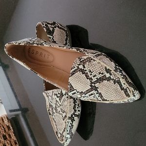 Esprit Snakeskin Slip-on Shoes